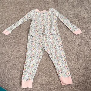 Vineyard Vines Kids Pajama Set - Pink & White Easter bunny & Easter egg pattern